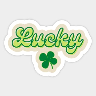 Green Lucky - St. Patrick's Day Sticker